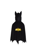 Great Pretenders Hooded Bat Cape Black size 5-6