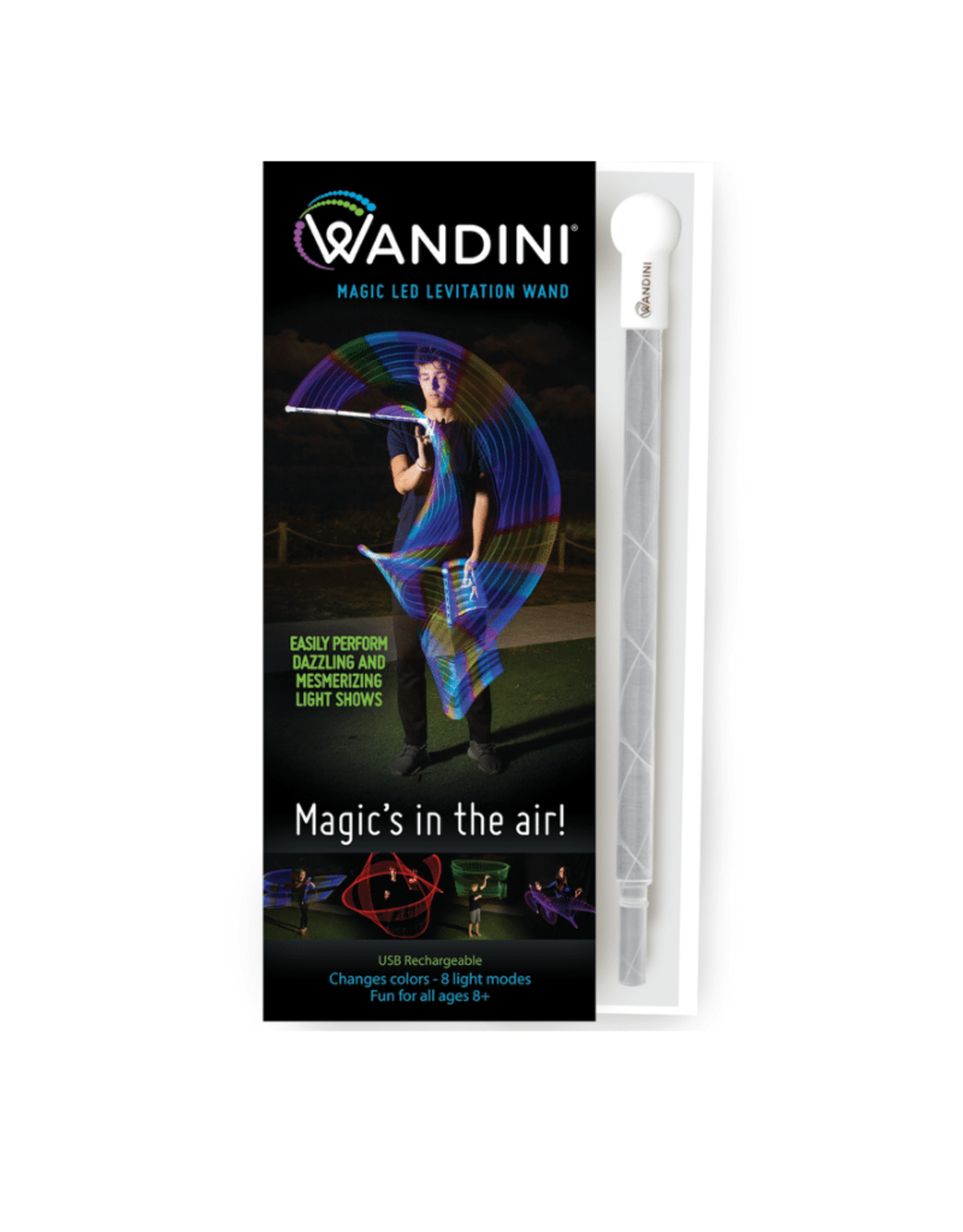 Fun in Motion Toys Wandini, Magic LED Levitation Wand