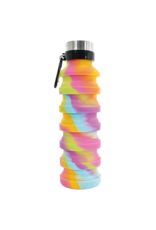 Iscream Tie Dye Silicone Collapsible Water Bottle