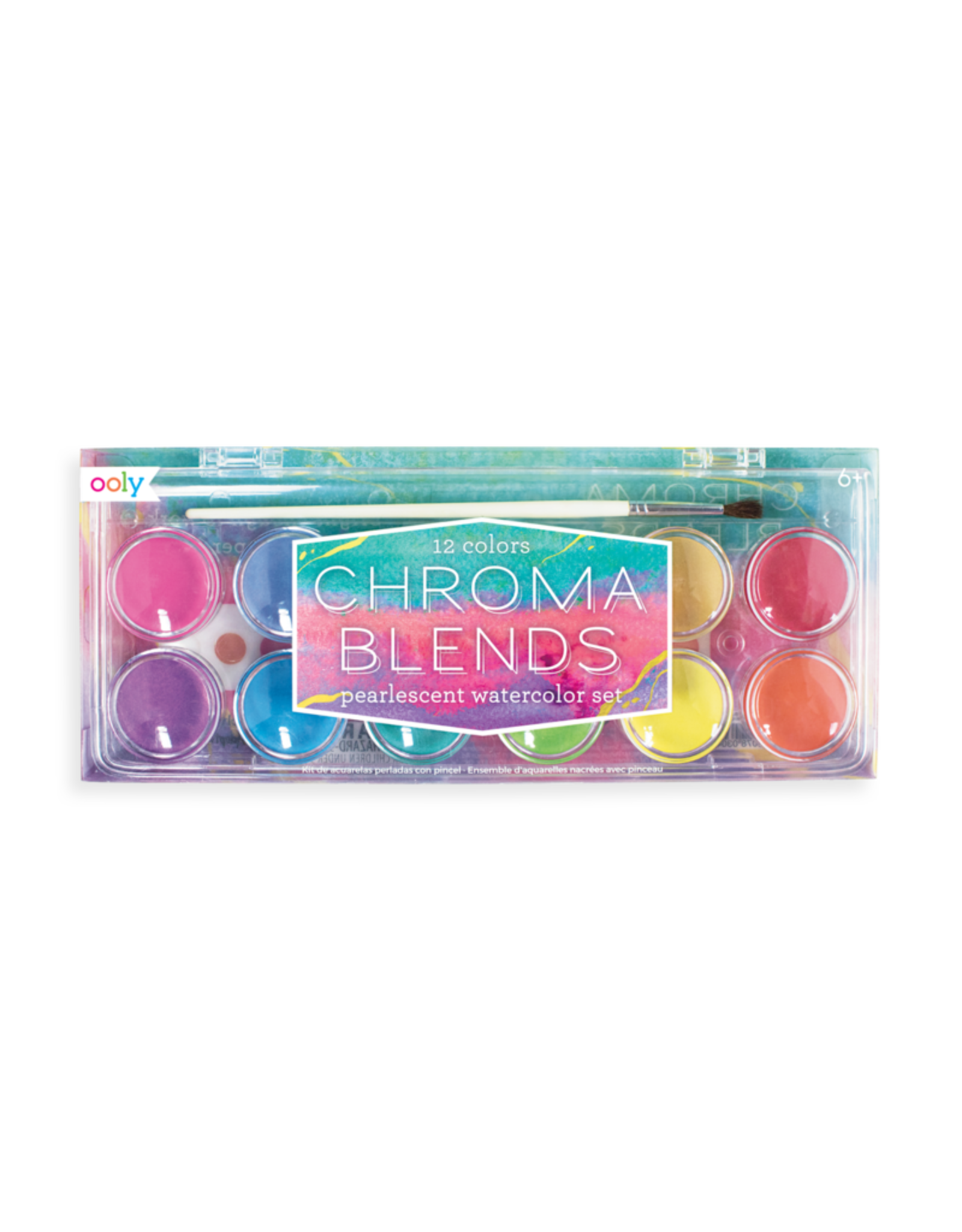 Ooly Chroma Blends Pearlescent Watercolor Set