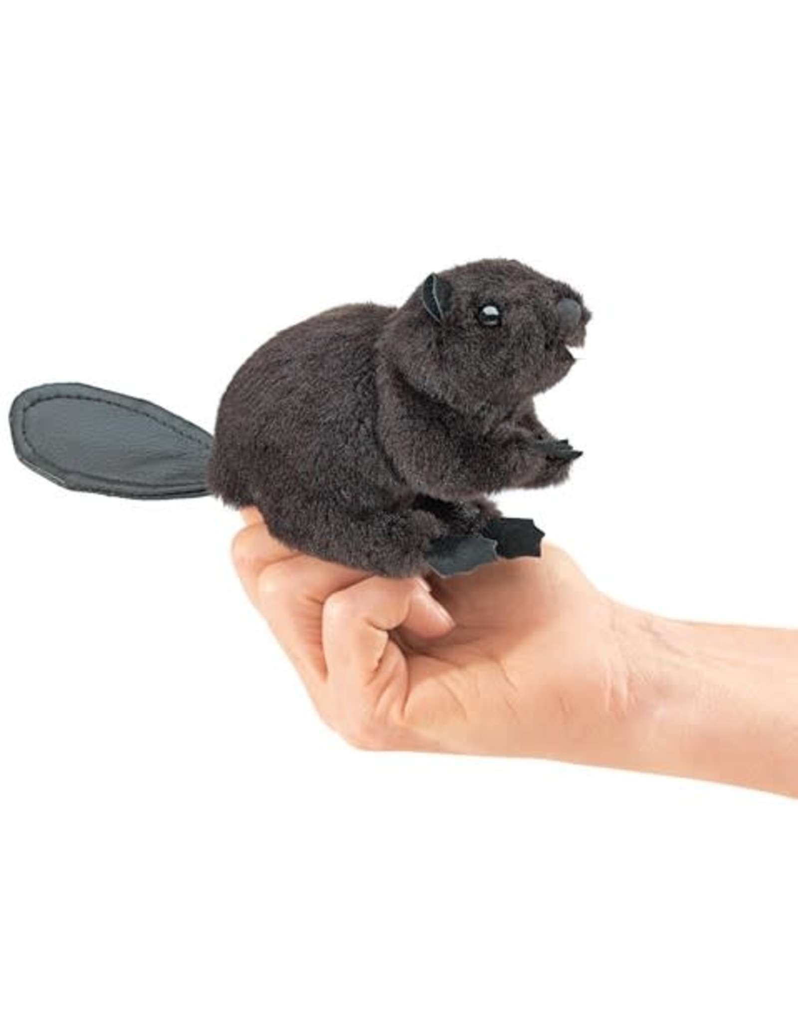 Folkmanis Mini Beaver Finger Puppet