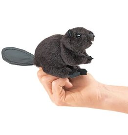 Folkmanis Mini Beaver Finger Puppet