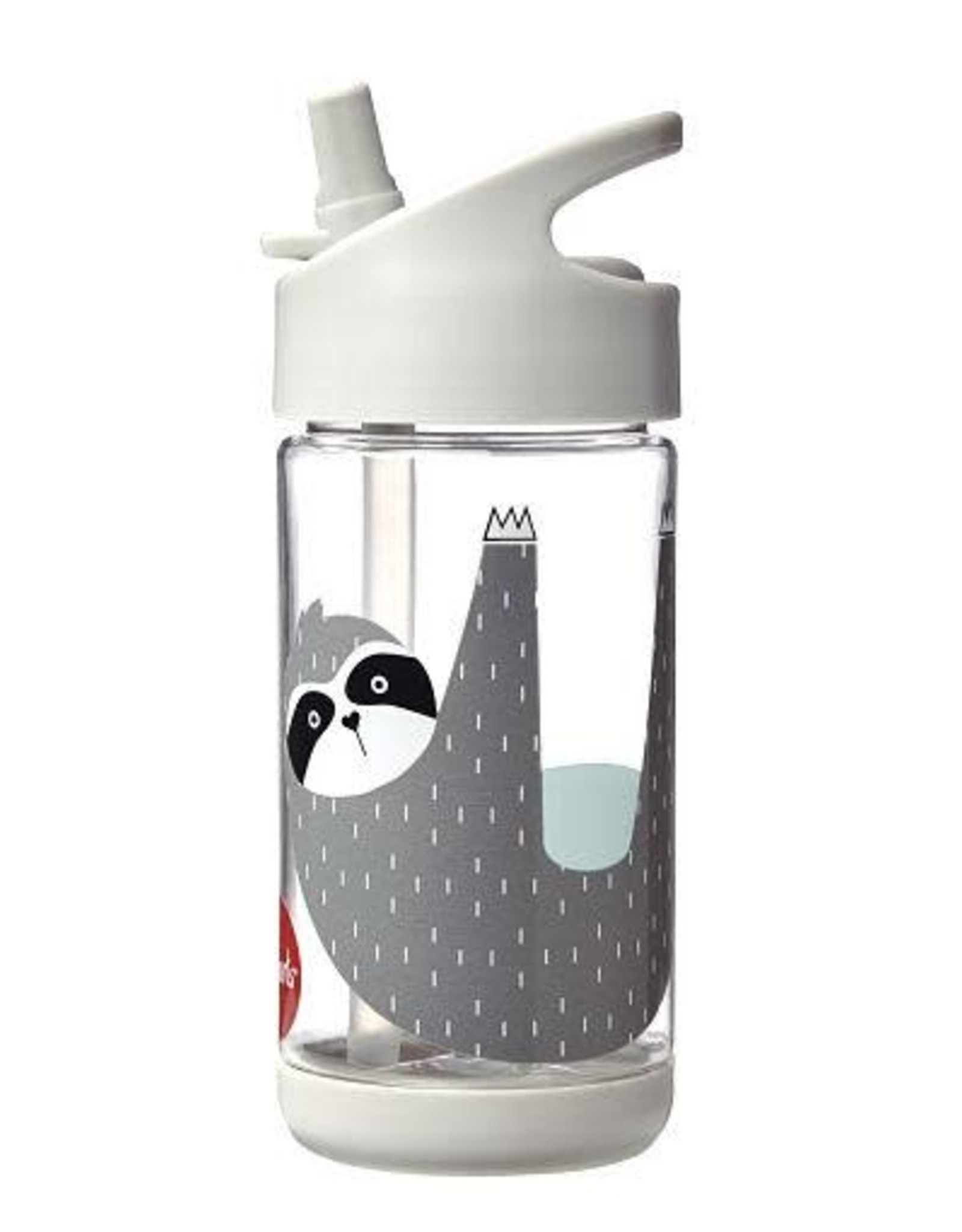 3 Sprouts Water Bottle Gray Sloth