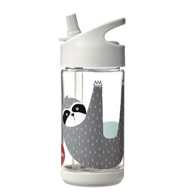 3 Sprouts Water Bottle Gray Sloth