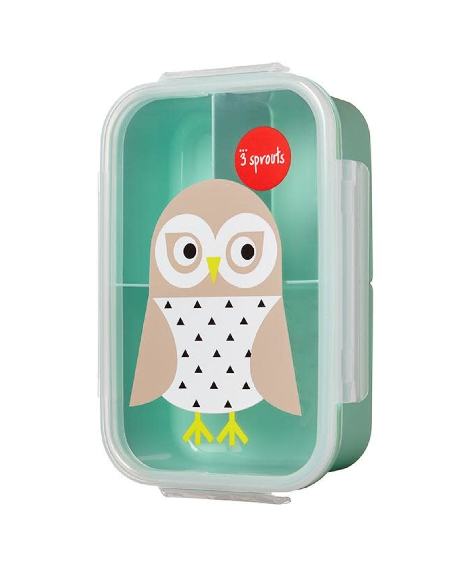 3 Sprouts Bento Box Mint Owl