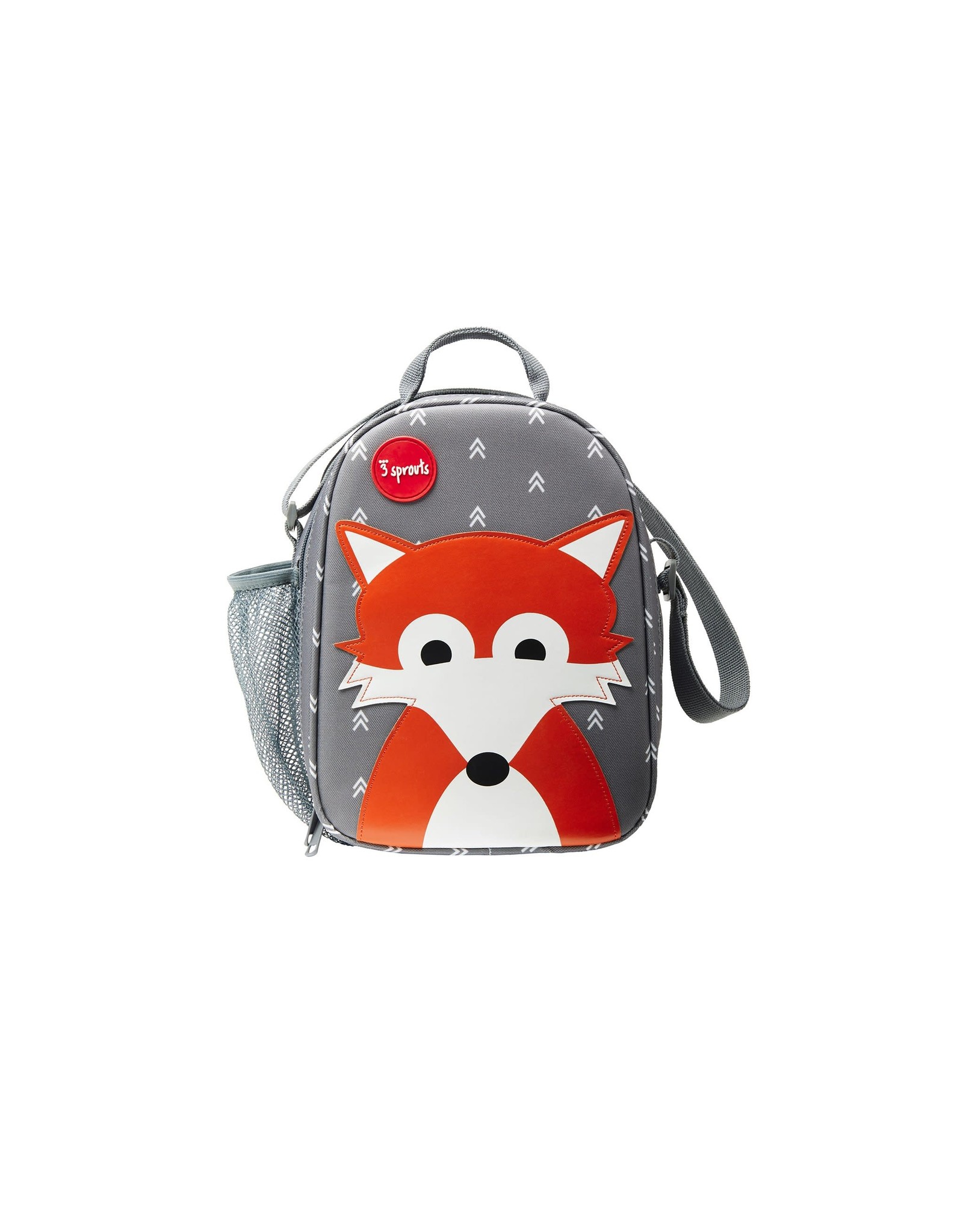 3 Sprouts Lunch Bag Gray Fox