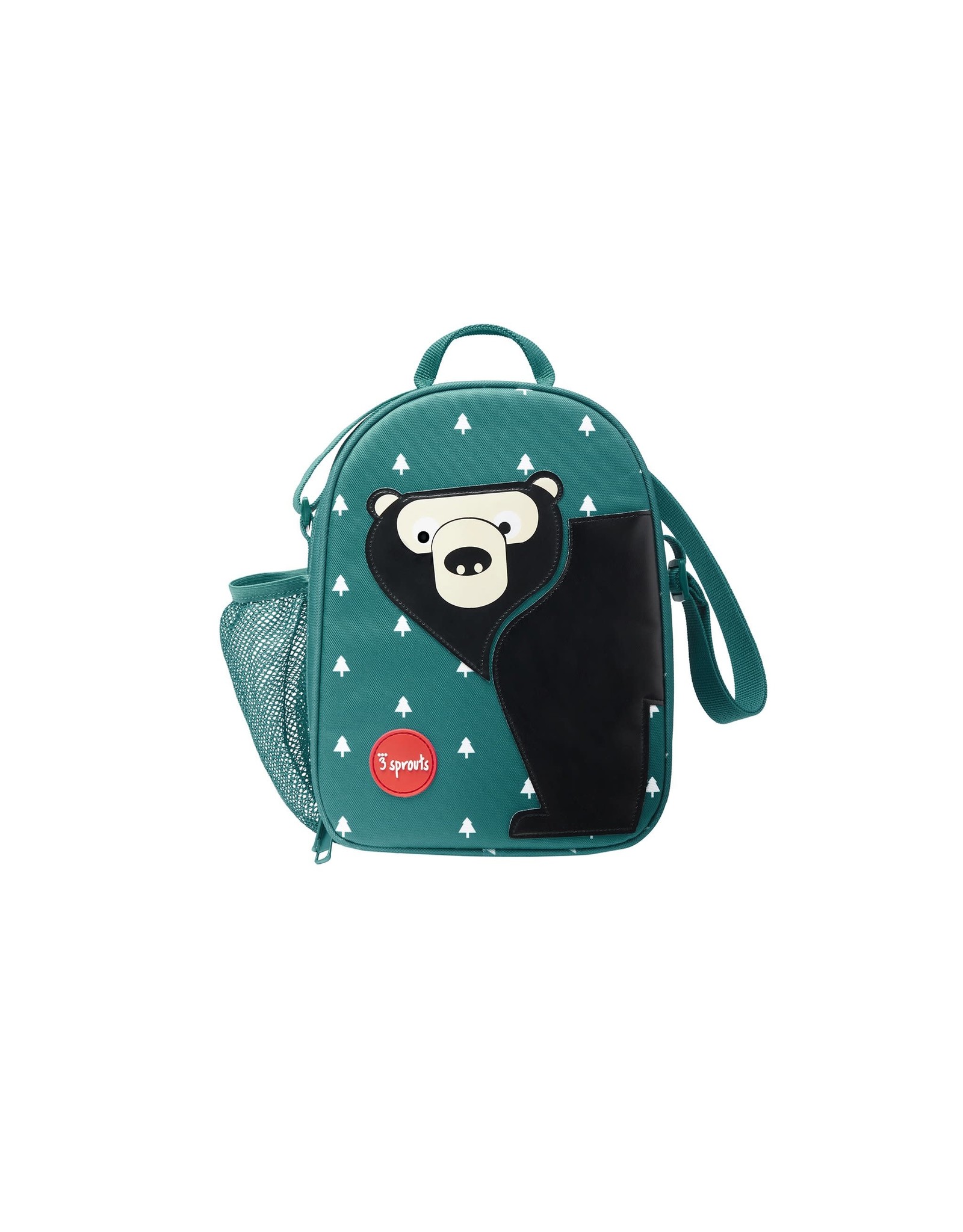 3 Sprouts Lunch Bag Teal Bear