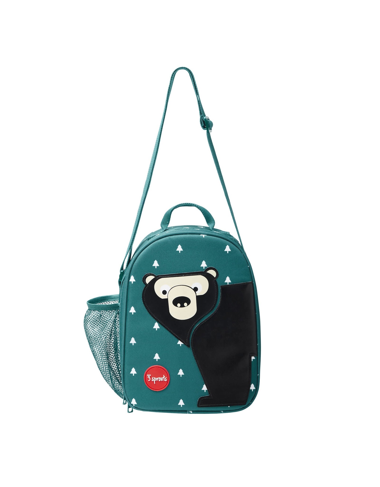 3 Sprouts Lunch Bag Teal Bear