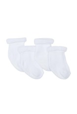 Juddlies Infant Socks 2 pairs White