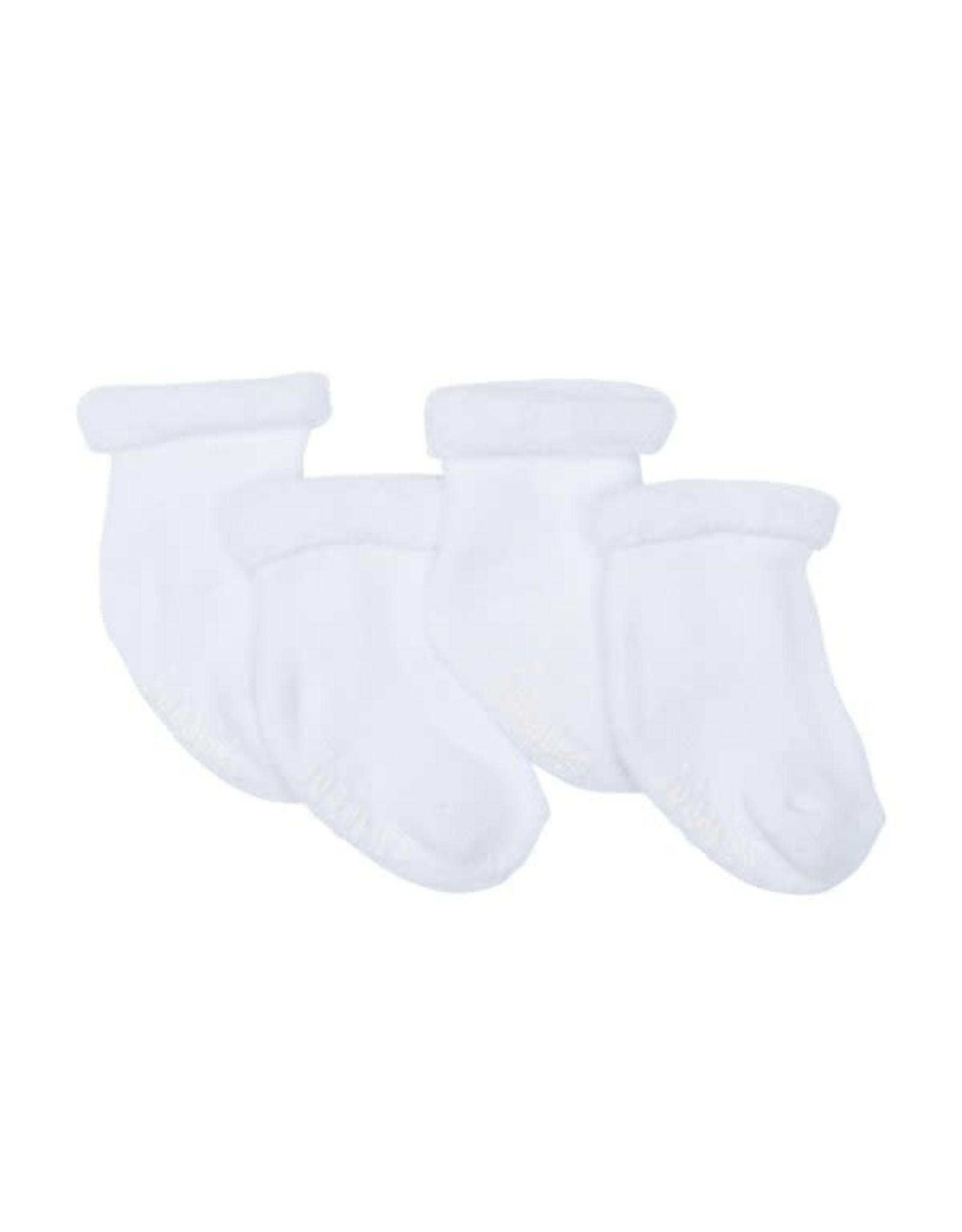 Juddlies Infant Socks 2 pairs White
