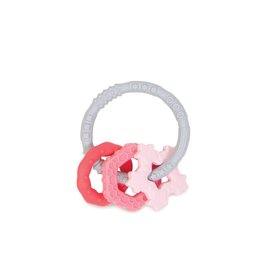 Bumkins Silicone Teething Charms, Pink