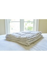 Cheryl's Home and Family The Huggler Weighted Blanket White 12lbs