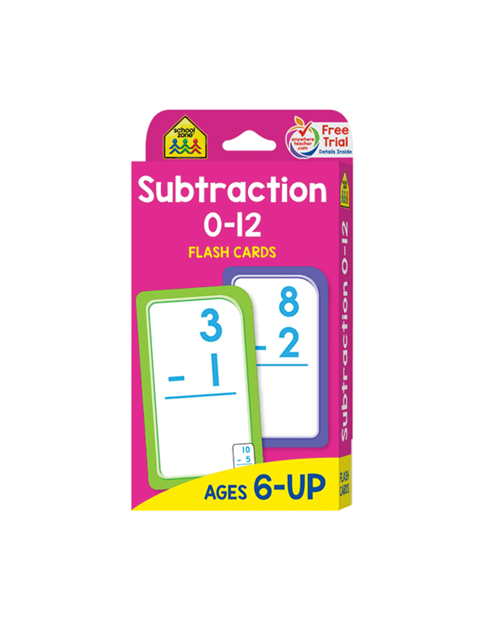 School Zone Subtraction Flash Cards