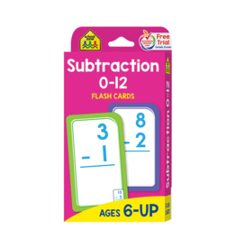 School Zone Subtraction Flash Cards