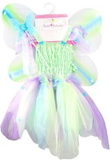 Great Pretenders Butterfly Dress with Wings & Wand Multi Size 5-6