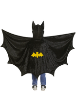 Great Pretenders Hooded Bat Cape Black size 5-6