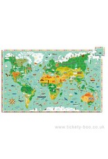 Djeco 200 Pieces Observation Puzzle Around the World