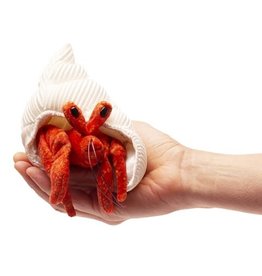 Folkmanis Mini Finger Puppet Hermit Crab