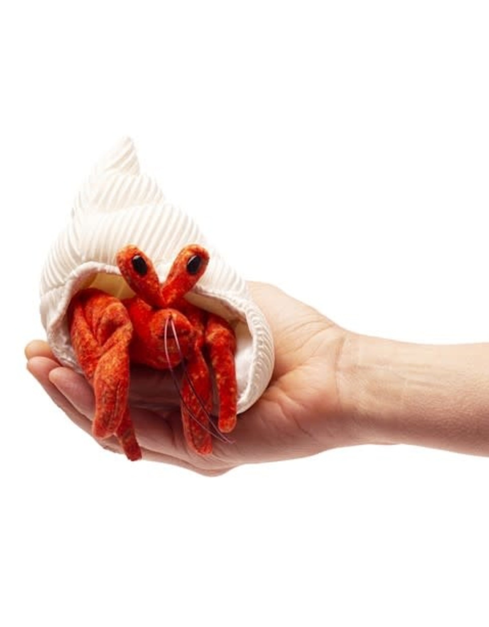 Folkmanis Mini Finger Puppet Hermit Crab