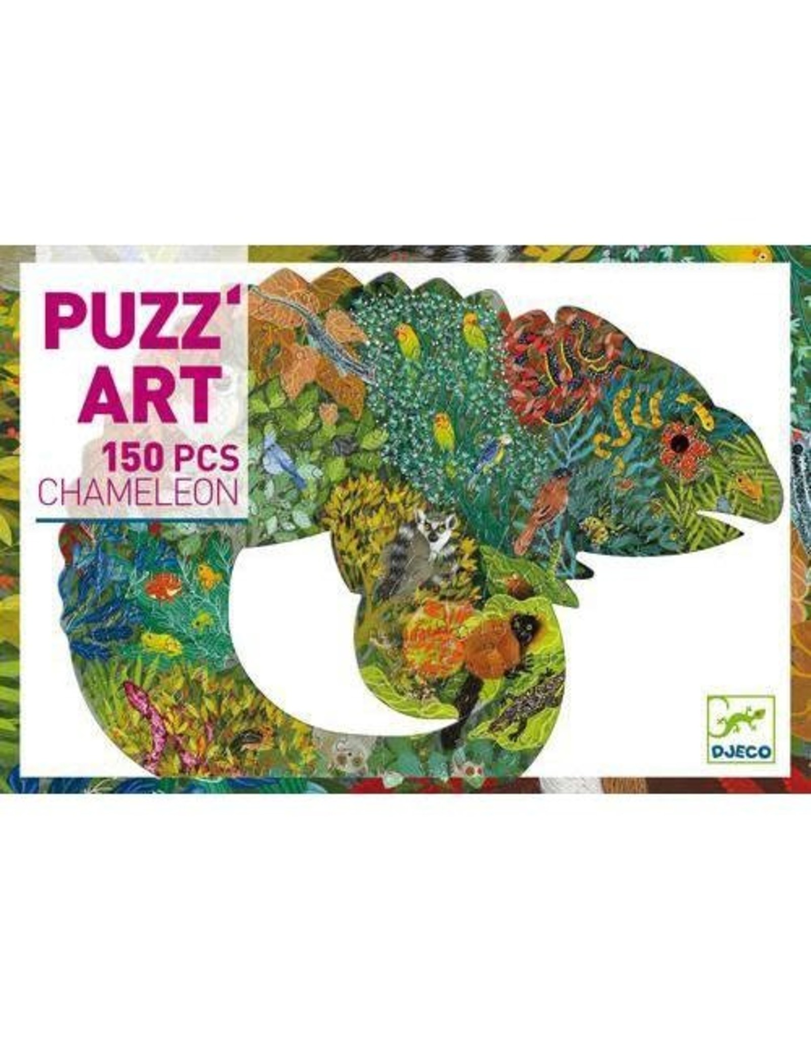 Djeco 150 pcs. Puzz'art, Chameleon