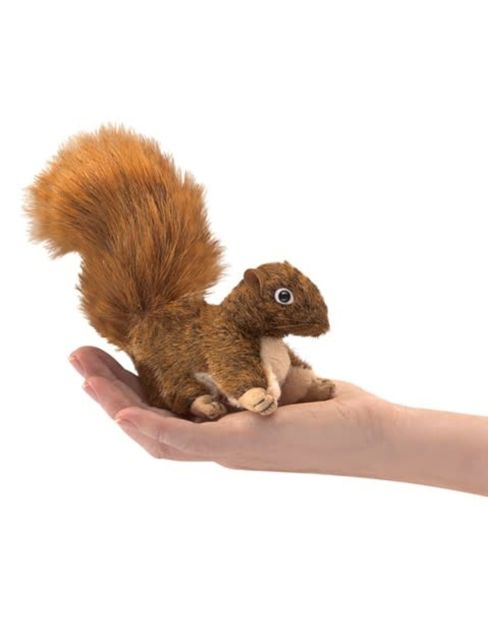 Folkmanis Mini Red Squirrel Finger Puppet