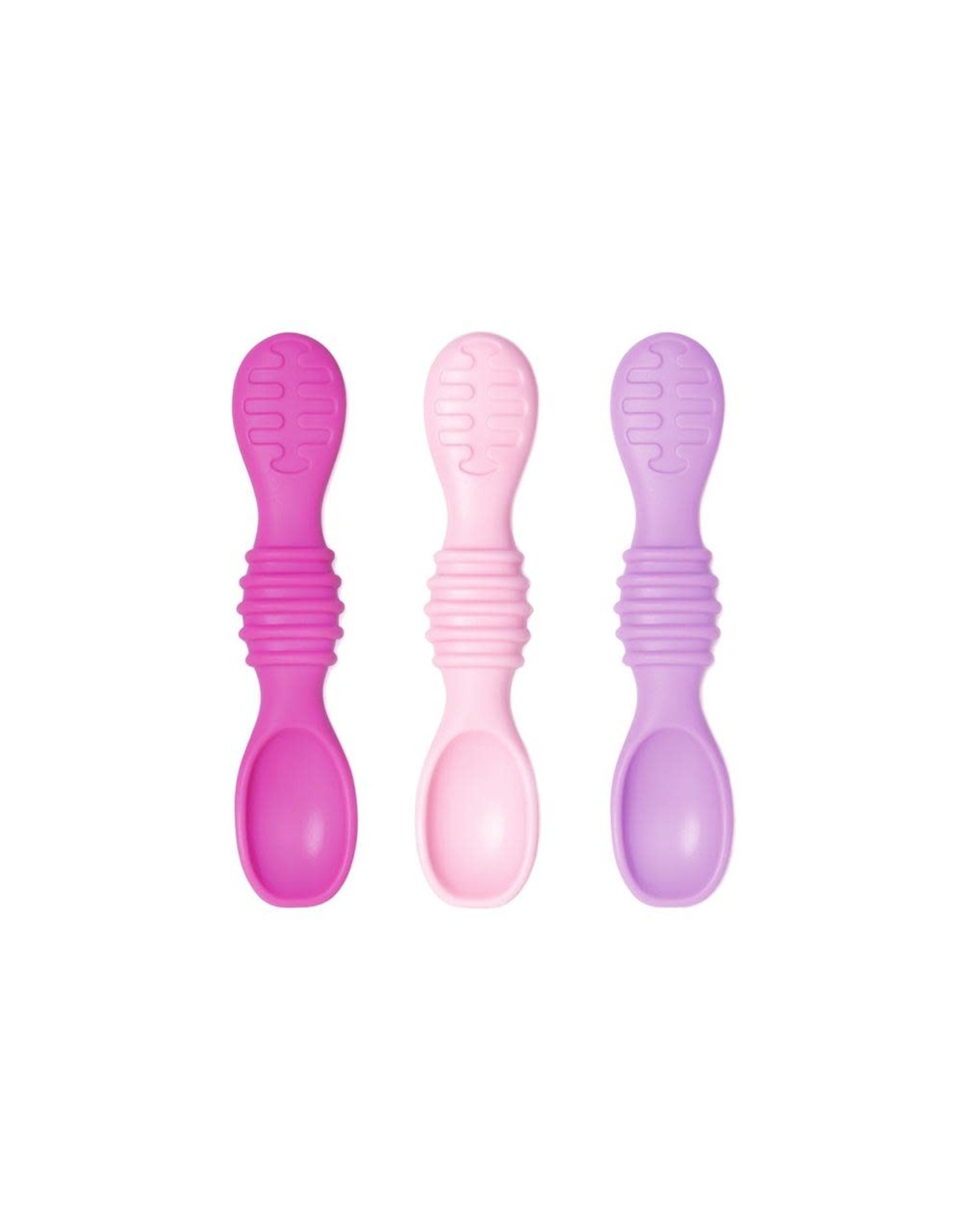 Bumkins Bumkins Silicone Dipping Spoons 3pack, Lollipop