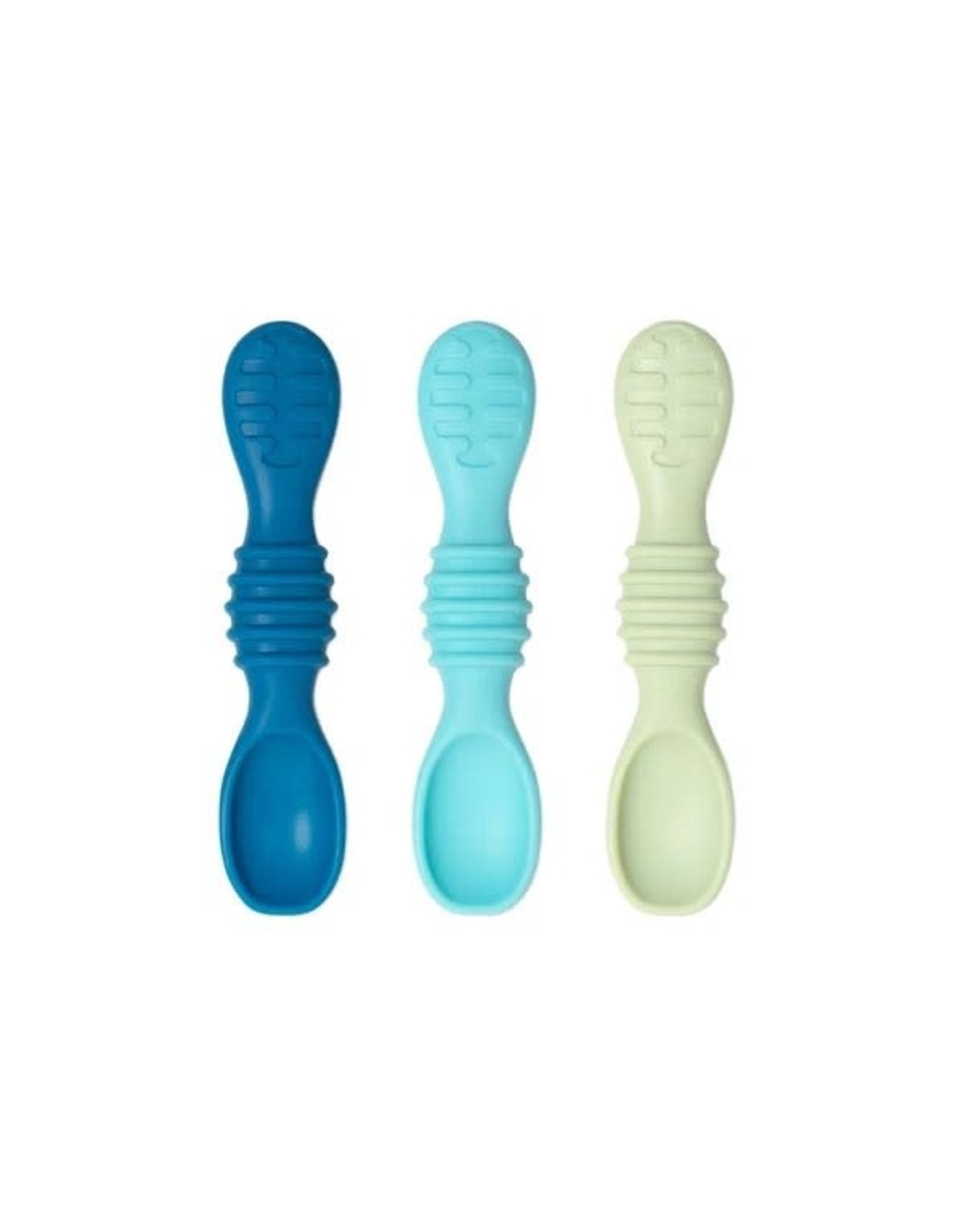 Bumkins Bumkins Silicone Dipping Spoons 3pack, Gumdrop