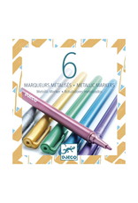 Djeco 6 Metallic Markers