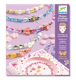 Djeco Headband & Threading Tray with Beads Precious