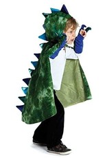 Great Pretenders Dragon Cape w/ Claws Green/Blue 5-6
