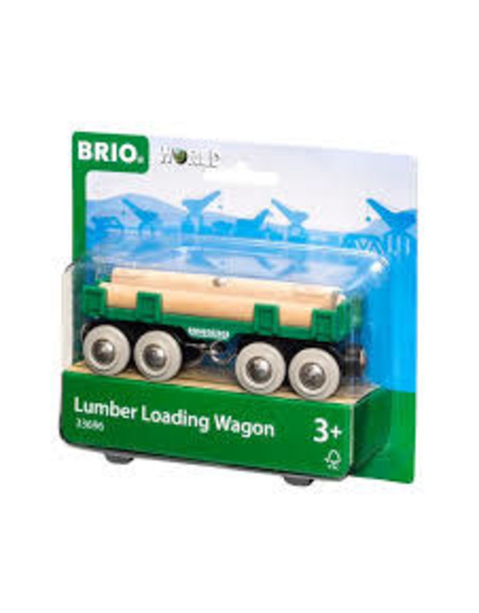 Brio Lumber Loading Wagon