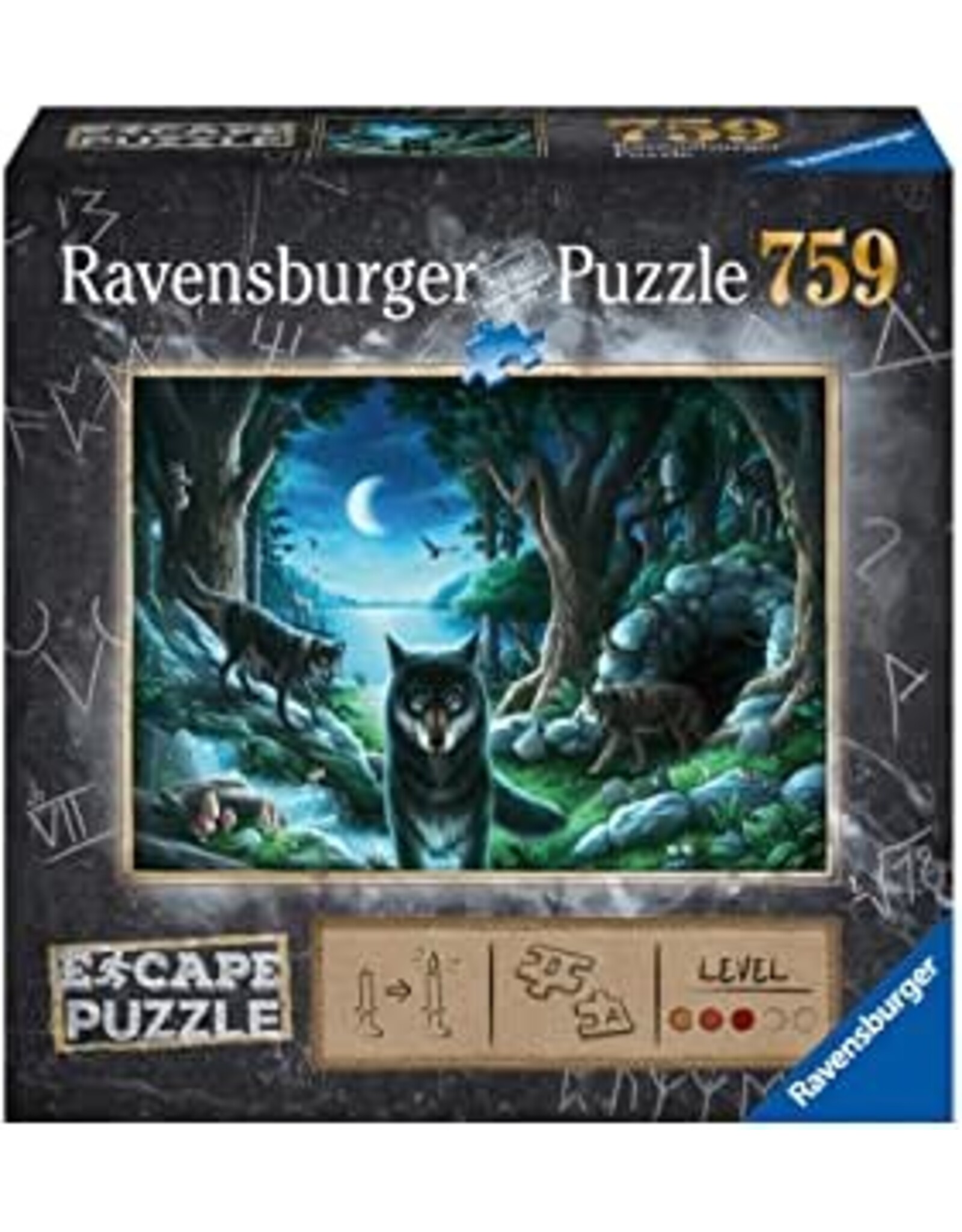 Ravensburger Curse of the Wolves Escape 759 Piece Puzzle