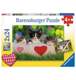 Ravensburger 2x24 pcs. Sleepy Kittens Puzzle