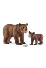 Schleich Grizzly Bear Mother With Cub