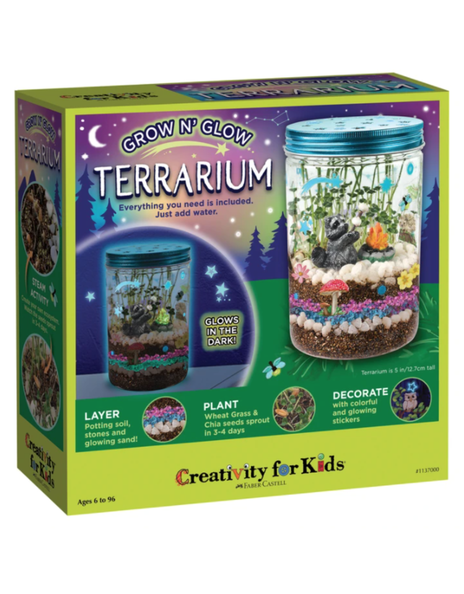 Creativity For Kids Grow n' Glow Terrarium