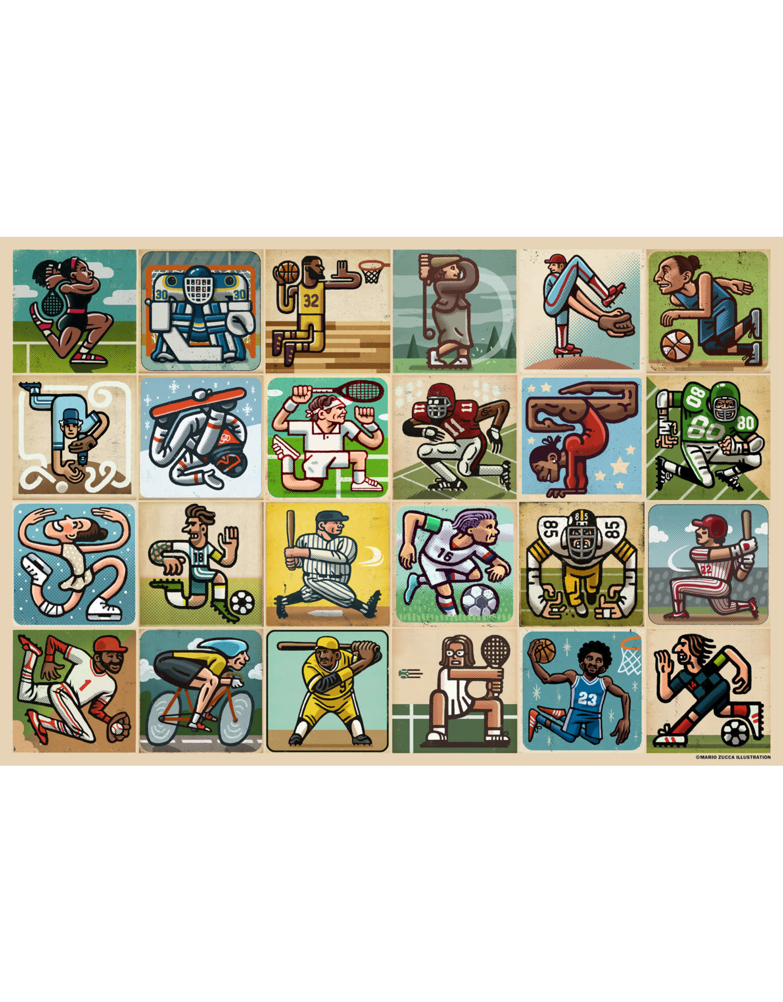 Ravensburger Awesome Athletes 300 Piece Puzzle