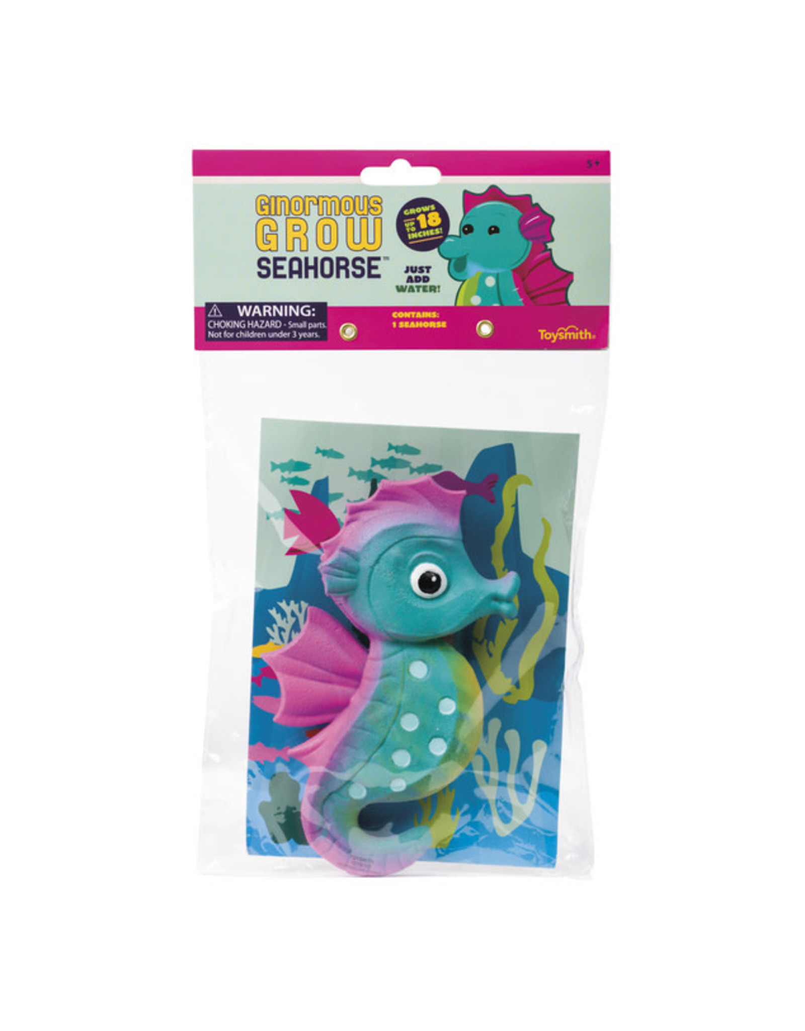 Toysmith Ginormous Grow Seahorse