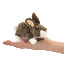 Folkmanis Mini Finger Puppet, Cottontail Rabbit