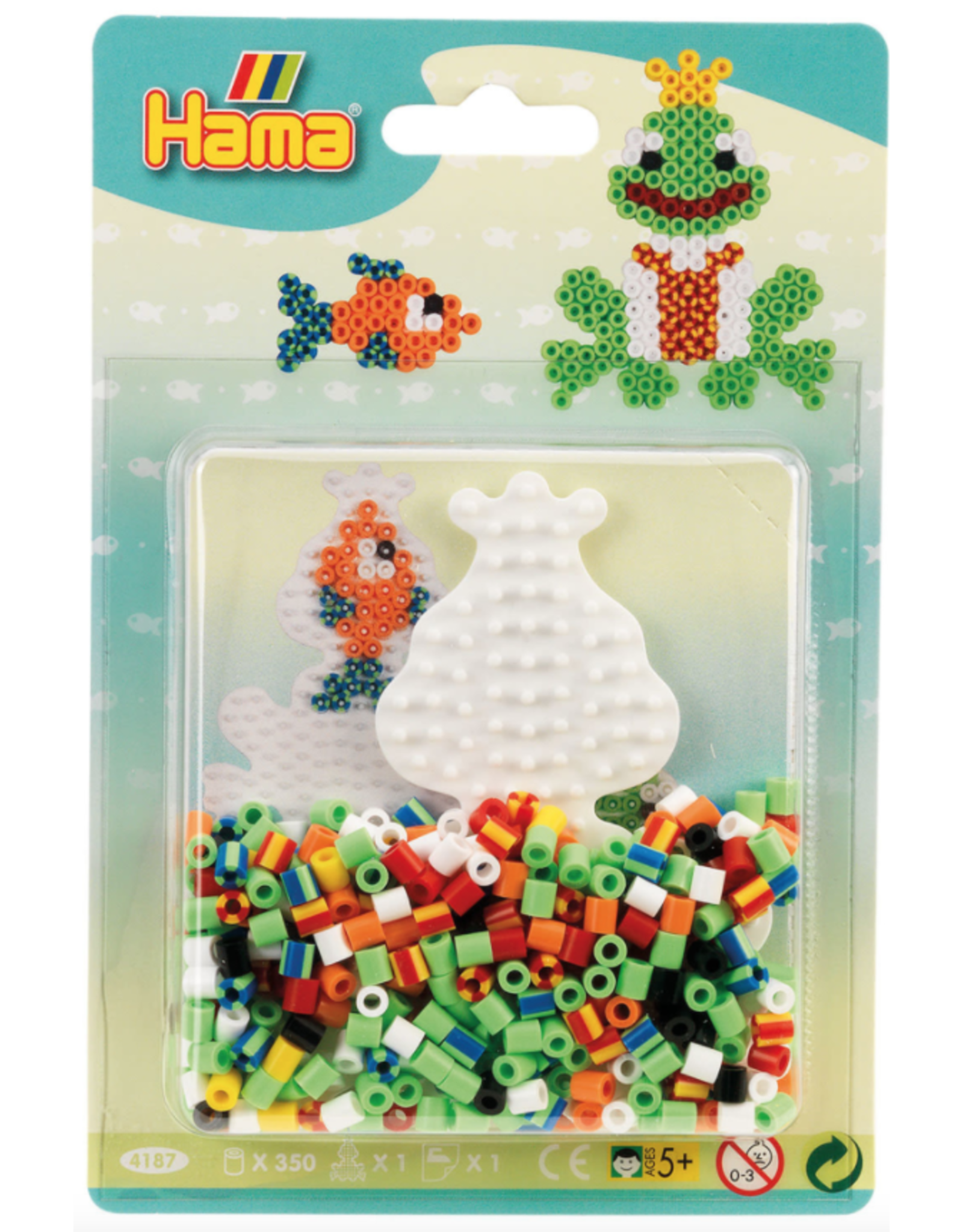 Hama Hama Small Striped Bead Asst. Blister