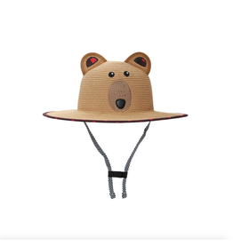 FlapJackKids Straw Hat Bear Large
