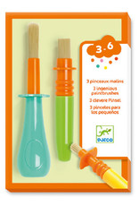 Djeco 3 Ingenious Paintbrushes