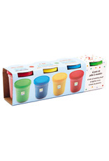 Djeco Play Dough 4 Tubs Primary Colours