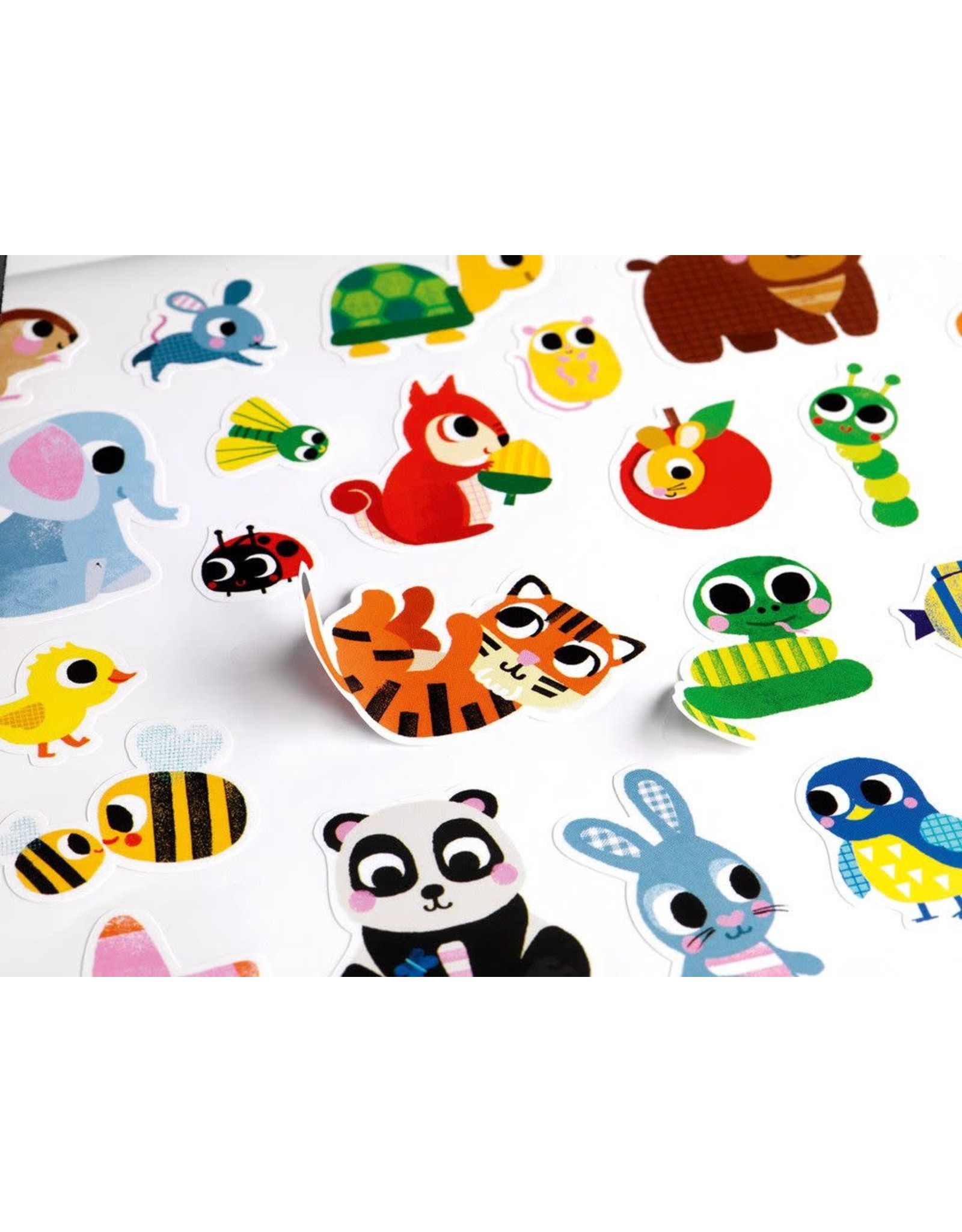 Djeco Big Stickers for Toddlers Baby Animals