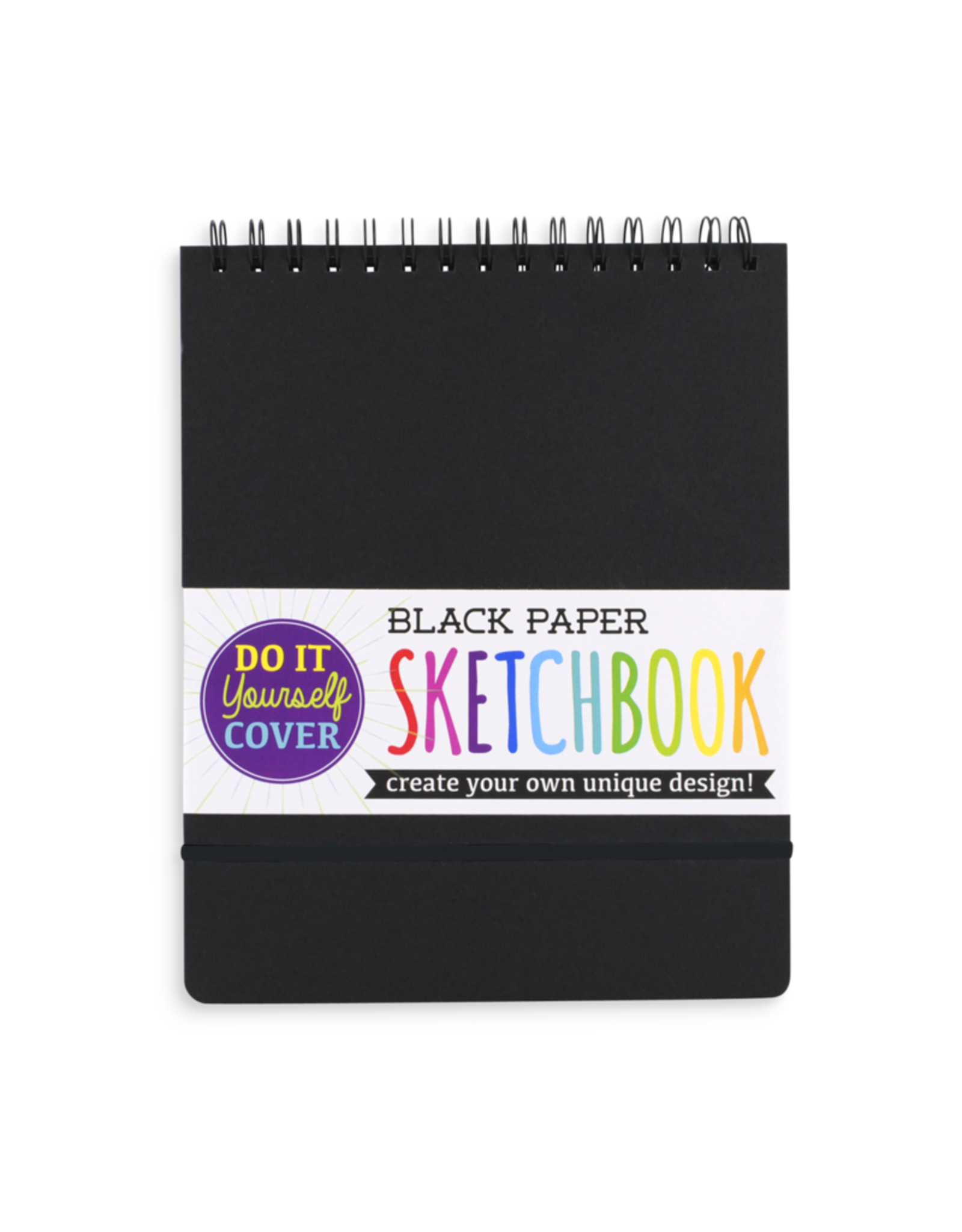 Ooly Black DIY Sketchbook, Large
