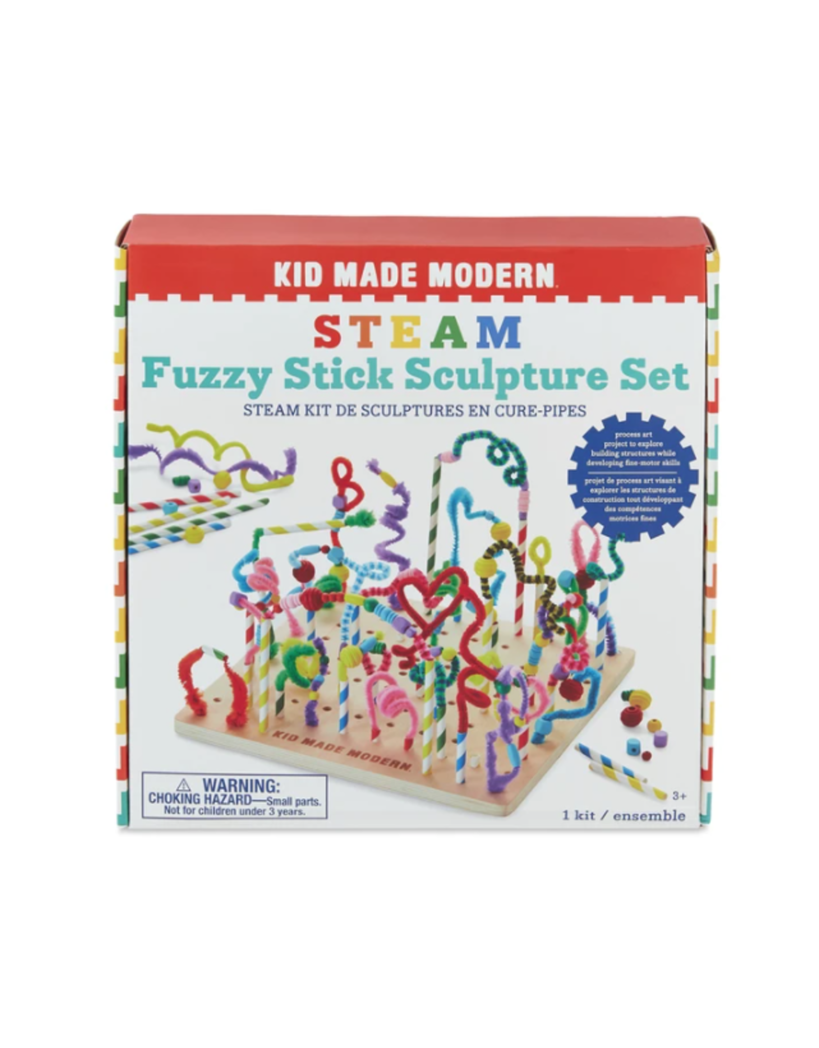 Kid Made Modern STEAM Fuzzy Stick Sculpture Set
