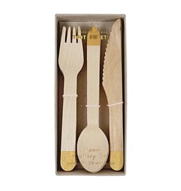 Meri Meri Wooden Cutlery