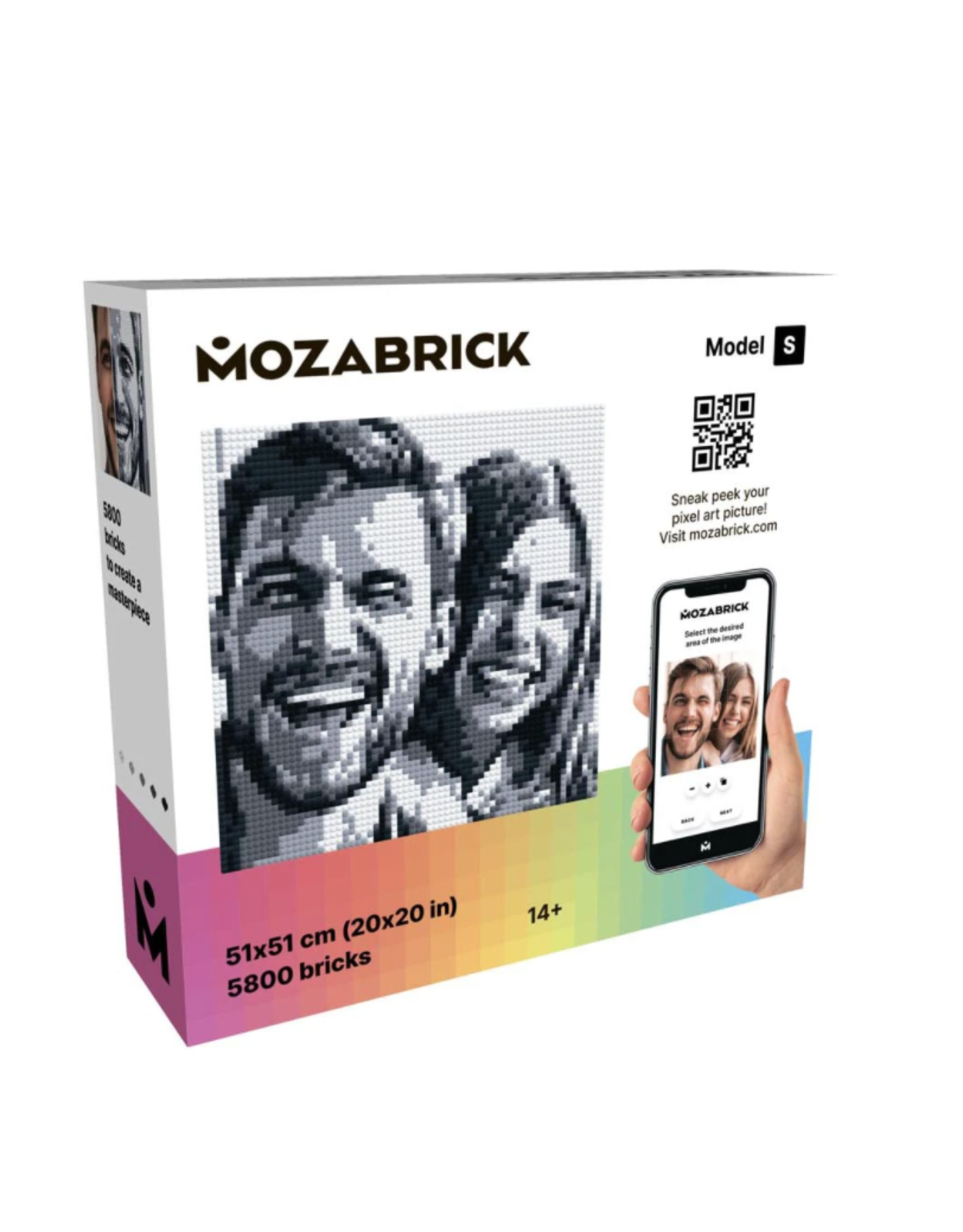 Ukidz LLC Mozabrick Photo Pixel Art Model Small