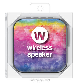 Watchitude Jamm'd Wireless Speaker, Rainbow Tie Dye