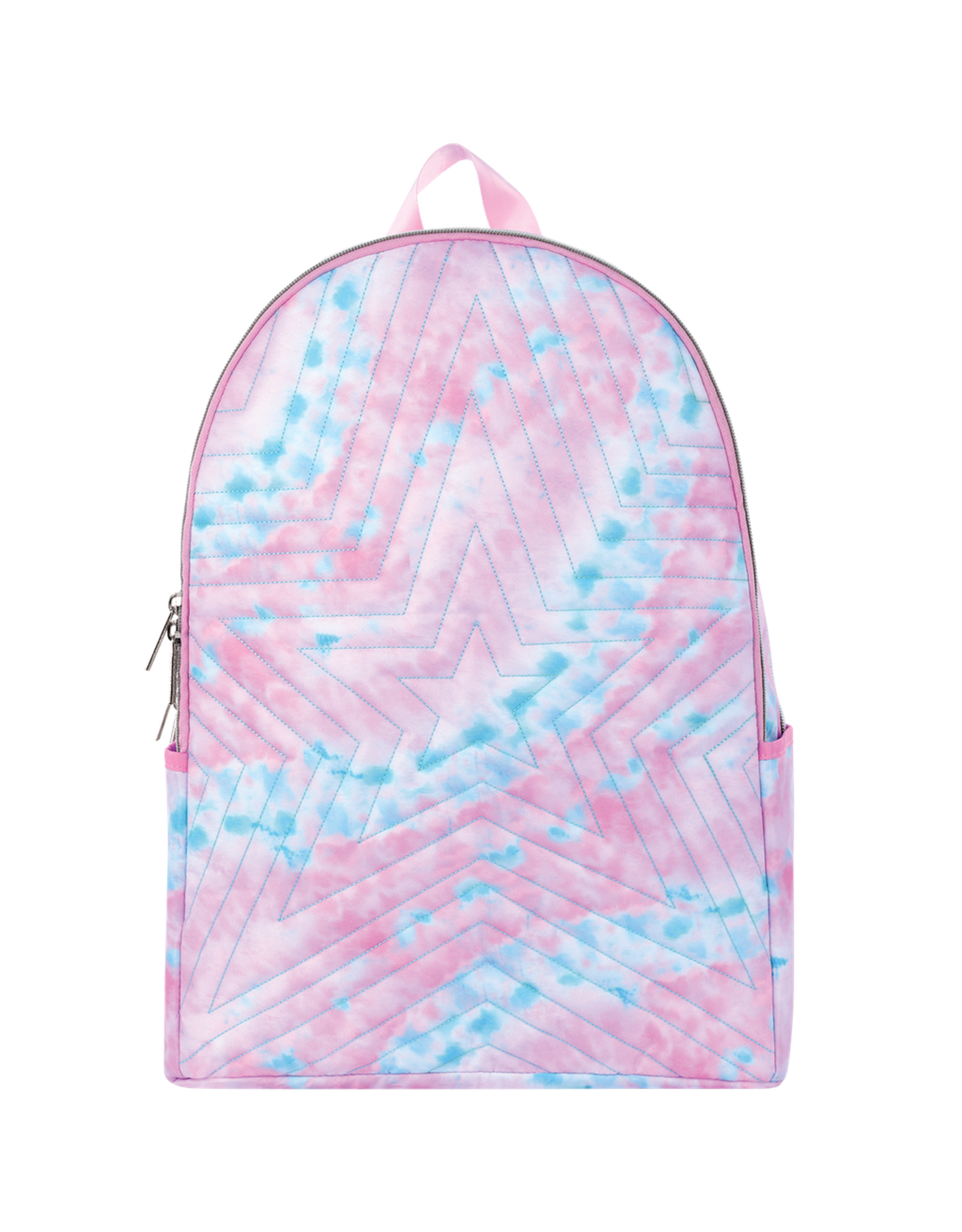 Iscream Silver Star Tie Dye Quilted Backpack