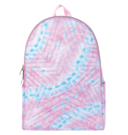 Iscream Silver Star Tie Dye Quilted Backpack